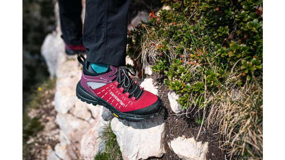 Zamberlan Circe Low GTX Hiking Shoes - Womens, PFAS-Free, Wine, 9, 0335ZVIW-41-9