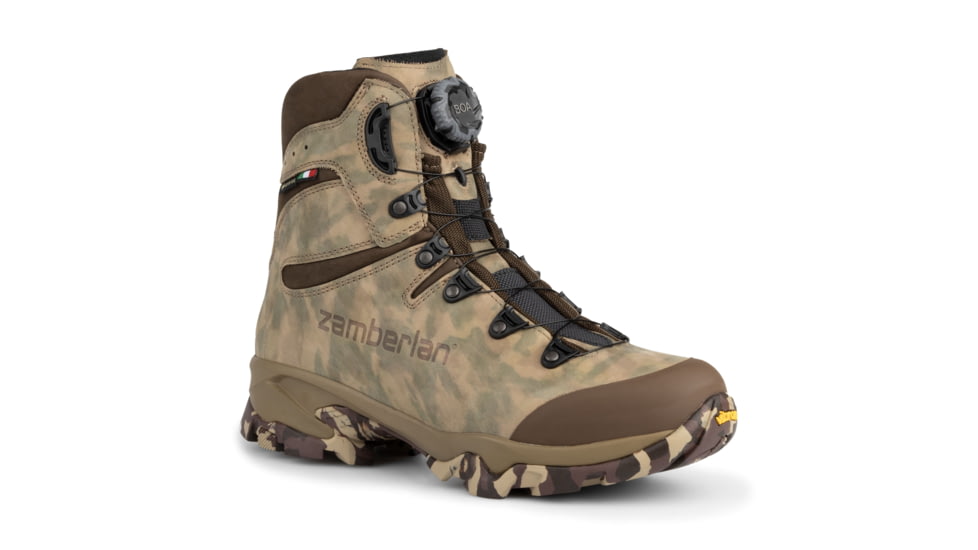 Zamberlan Lynx Mid GTX RR Boa Hiking Shoes - Men's, PFAS-Free, Camo, 11.5, 4014ZCMM-46-11.5