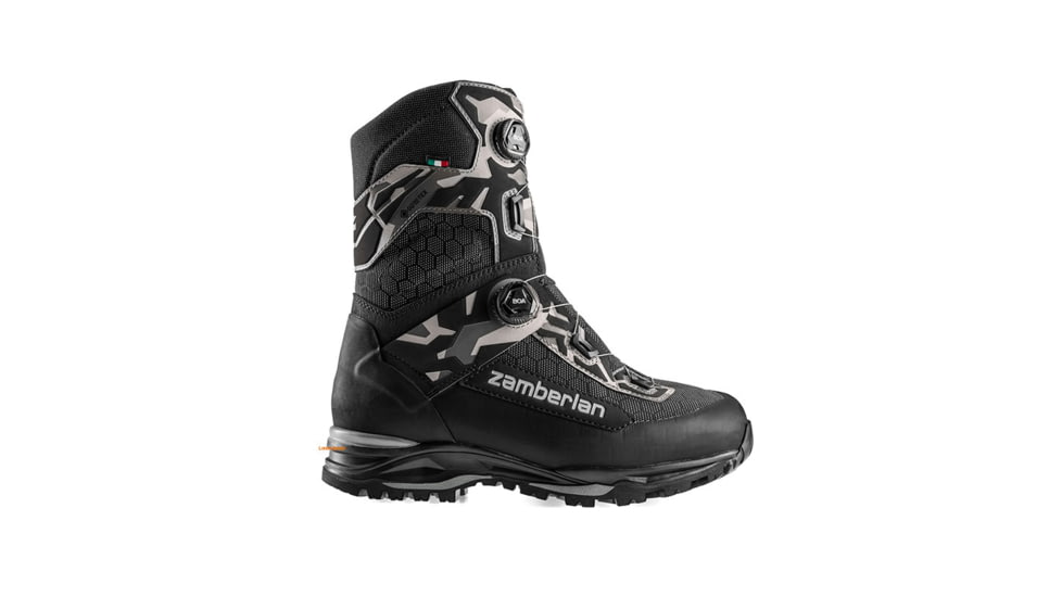 Zamberlan Ull GTX RR WL PL Boa Hiking Shoes - Mens, PFAS-Free, Black/Grey, 12, 3032ZBGM-47-12