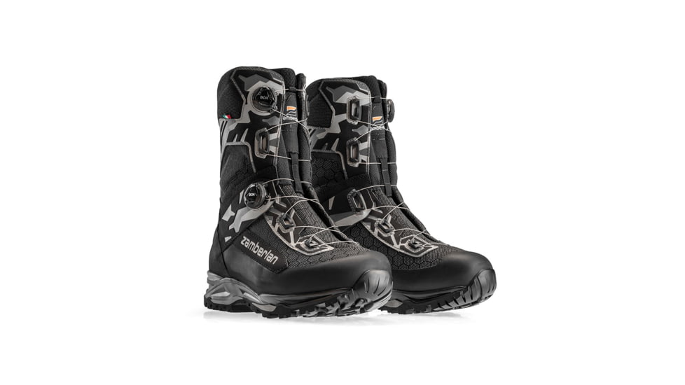 Zamberlan Ull GTX RR WL PL Boa Hiking Shoes - Mens, PFAS-Free, Black/Grey, 12, 3032ZBGM-47-12