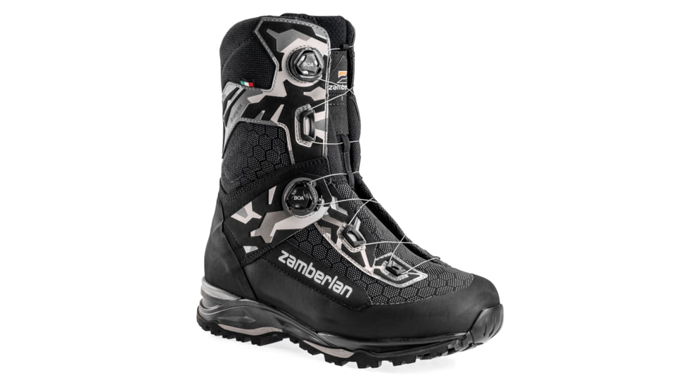 Zamberlan Ull GTX RR WL PL Boa Hiking Shoes - Mens, PFAS-Free, Black/Grey, 12, 3032ZBGM-47-12
