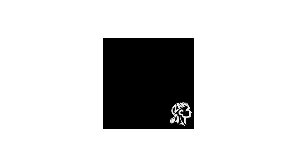 Zan Headgear Bandanna, Cotton, Black B017