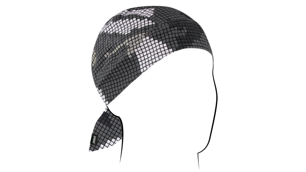 Zan Headgear Cotton Flydanna, One Size, Digi Urban Camo, Z608