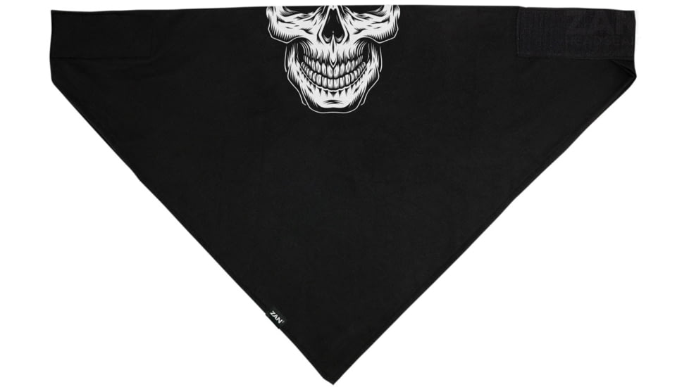 Zan Headgear SportFlex Bandanna - Mens, Black / White Skull, BL002