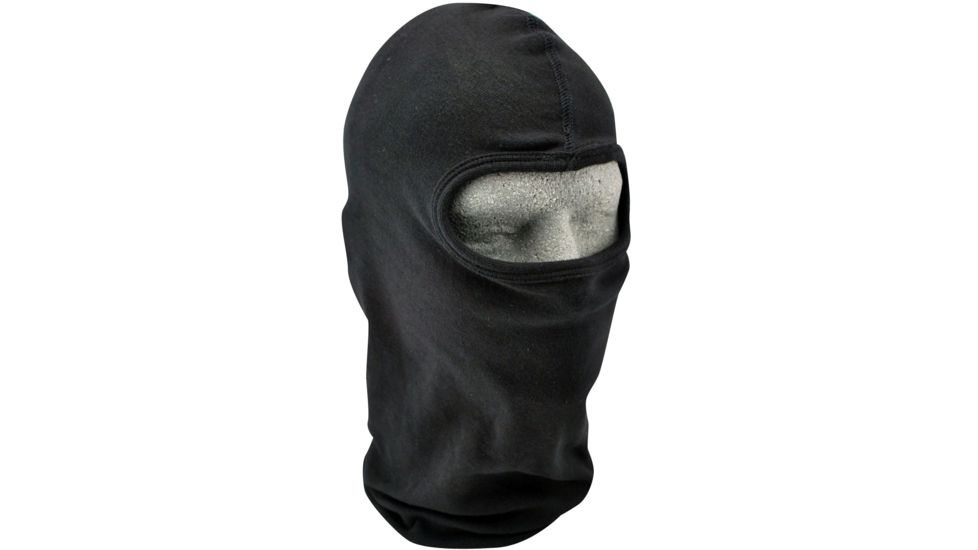 Zan Headgear Balaclava Black Cotton WCB114