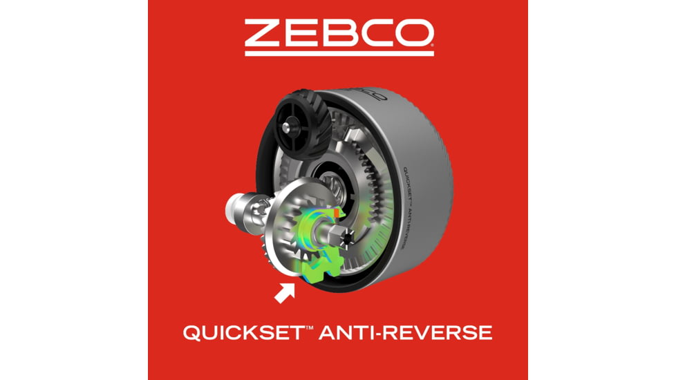 Zebco 33 Pistol Spincast Reel and Rod Combo, 5ft 6in 2-PC Fiberglass Rod w/ EVA Handle, QuickSet Anti-Reverse Reel w/ Bite Alert, Silver, 33562PMA.NS4