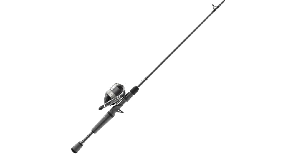 Zebco Omega Pro Spincast Reel and Rod Combo, 6ft 2-PC IM6 Graphite Pole, Split MaxTac Grip Rod Handle, SZ 30 Reel, Pre-spooled w/ 10lb Zebco Line, Black, ZO30PRO602M.NS3