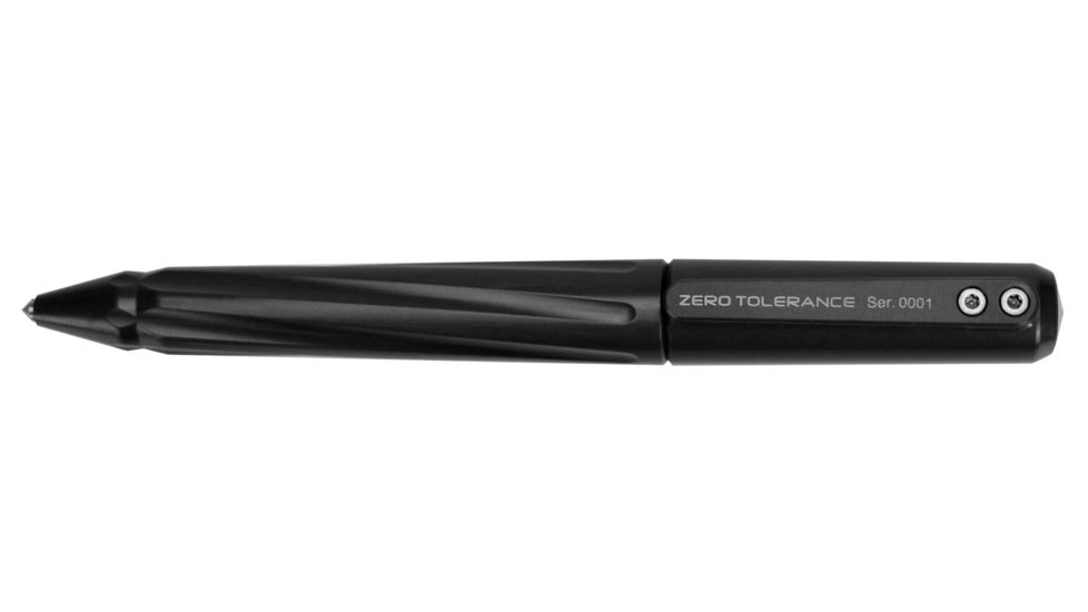 Zero Tolerance Tactical Pen - black aluminum 0010BLK