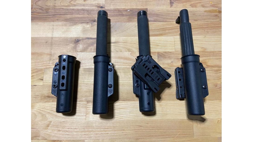Zero9 Baton Case Holster, ASP Style, Tek-Lok, Plain Black, Z9-4038-BLK-TEK
