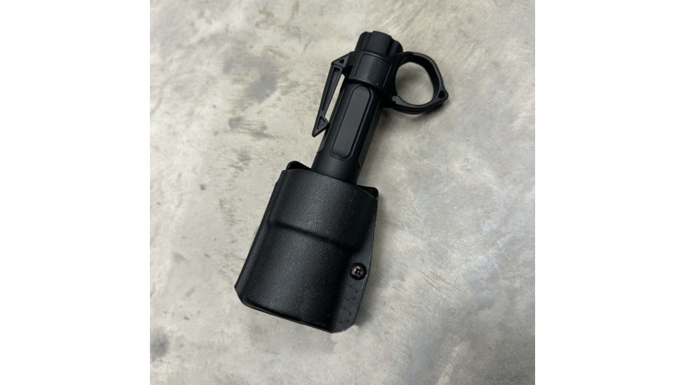 Zero9 Flashlight Case Holster, Bezel Down 2, Molle Loks, Wolf Grey, Z9-4025-GRY-MLK