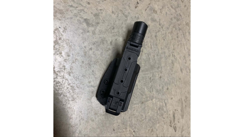 Zero9 Flashlight Case Holster, Bezel Down 2, Molle Loks, Wolf Grey, Z9-4025-GRY-MLK