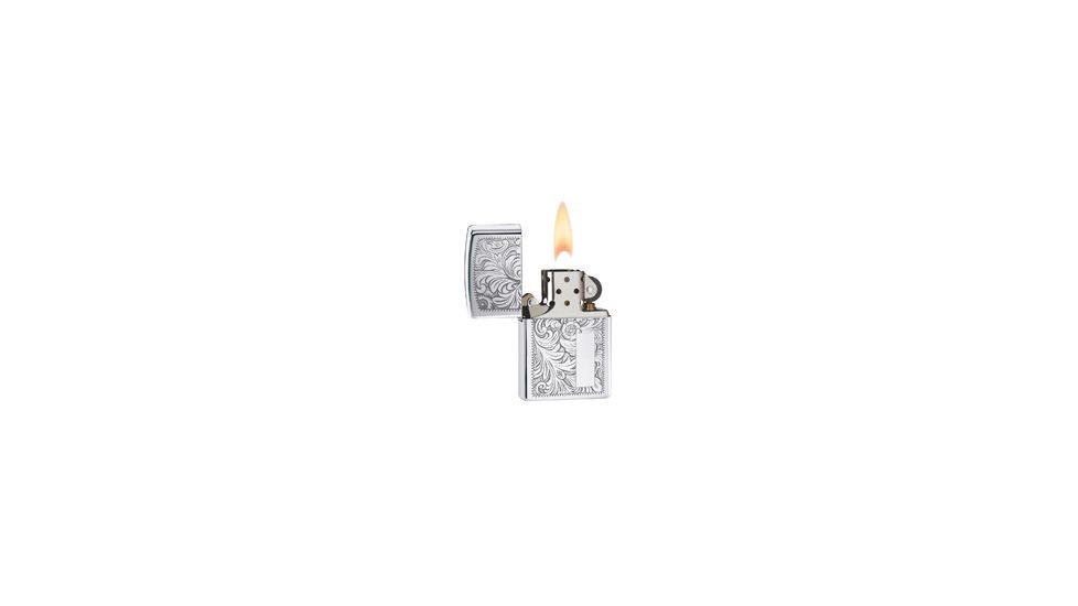 Zippo Venetian Classic Style Lighter, High Polish Chrome 352