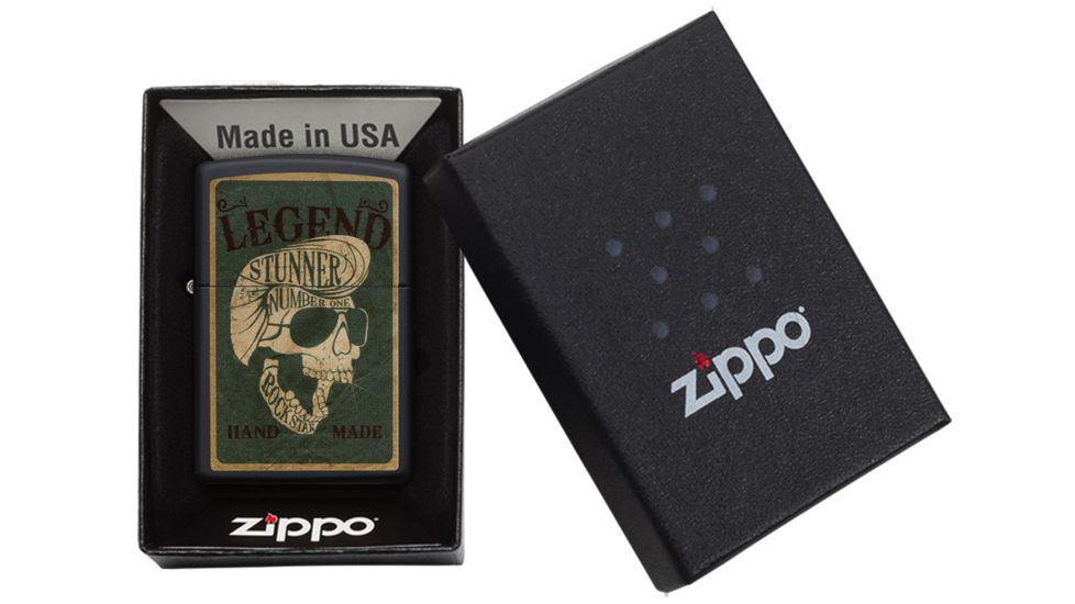 Zippo Legendary Skull Design Pocket Lighter, 29630