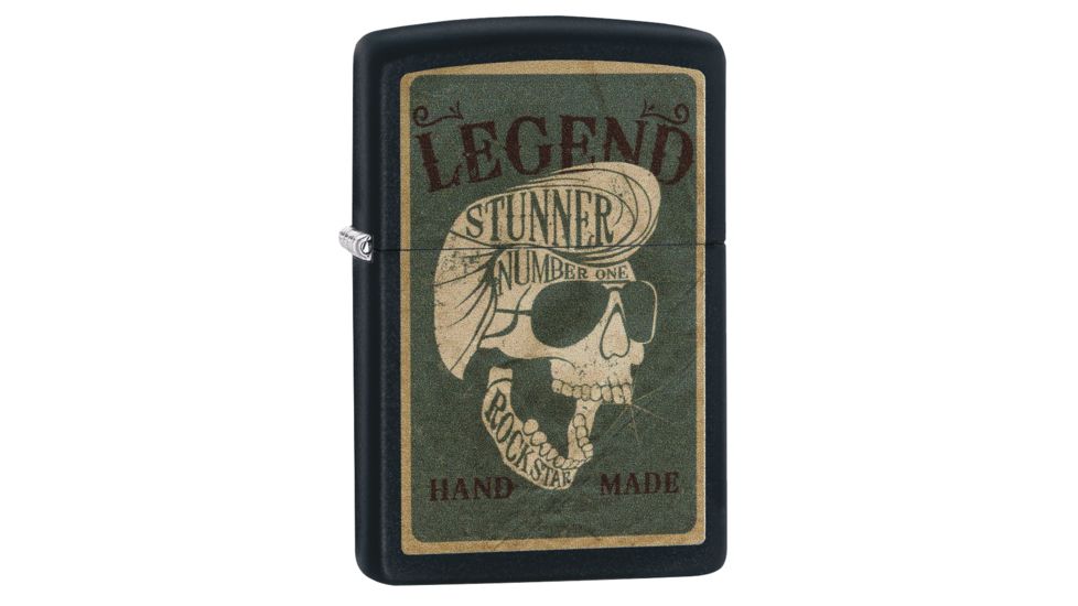 Zippo Legendary Skull Design Pocket Lighter, 29630