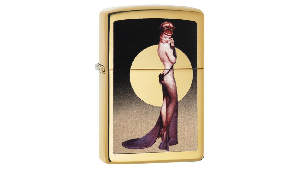 Zippo Olivia High Polish Brass Pocket Lighter, 29583