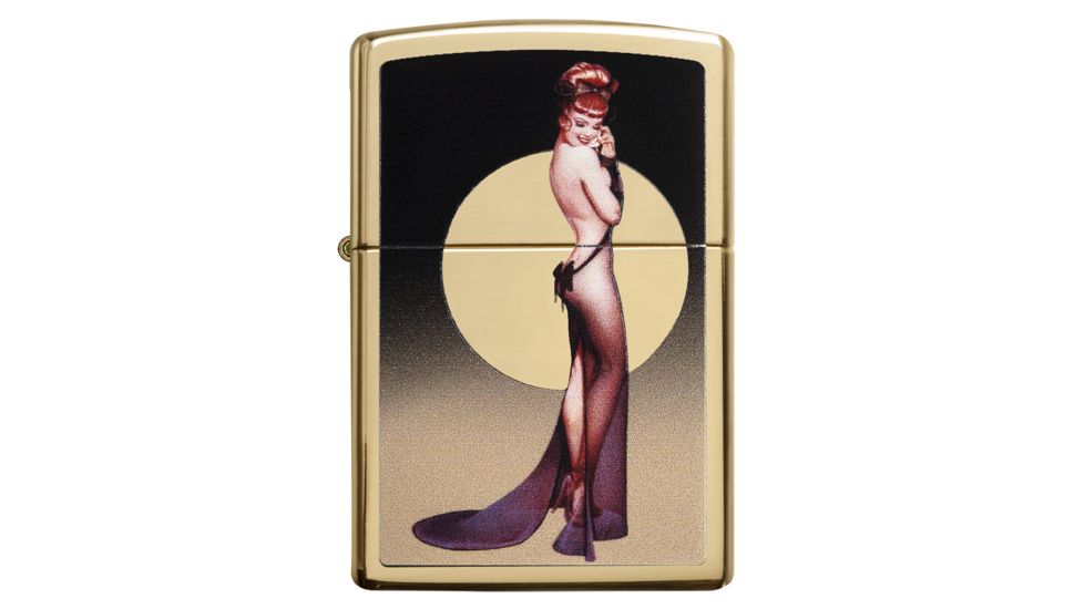 Zippo Olivia High Polish Brass Pocket Lighter, 29583