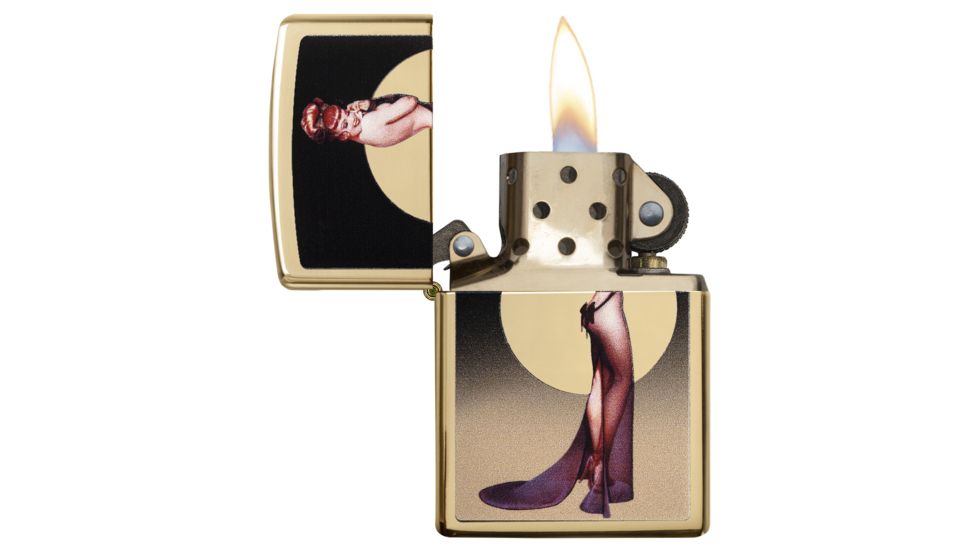 Zippo Olivia High Polish Brass Pocket Lighter, 29583