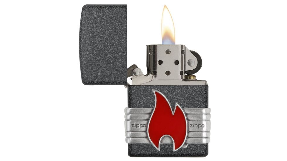Zippo Red Vintage Wrap Lighter w/ Box 29663