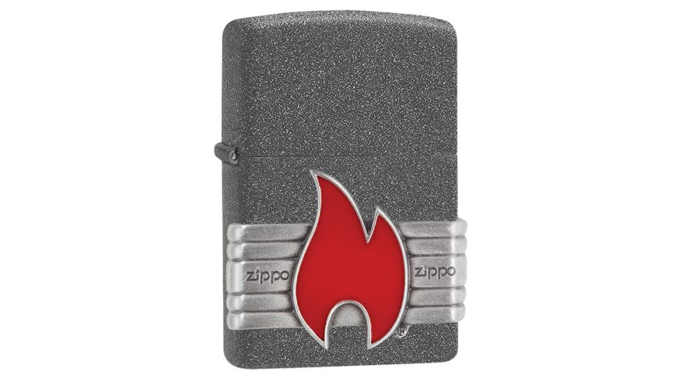 Zippo Red Vintage Wrap Lighter w/ Box 29663