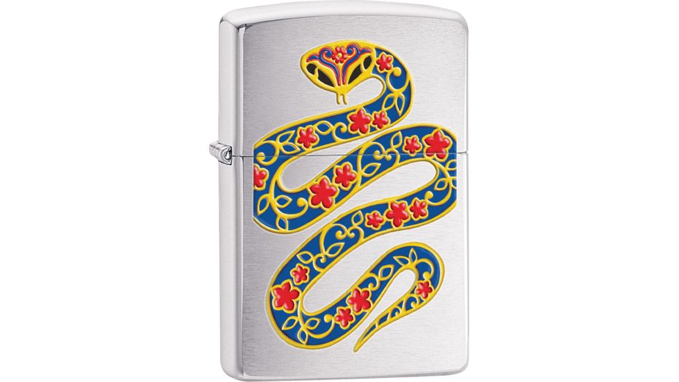 Zippo Year of the Snake Brushed Lighter ZO28456