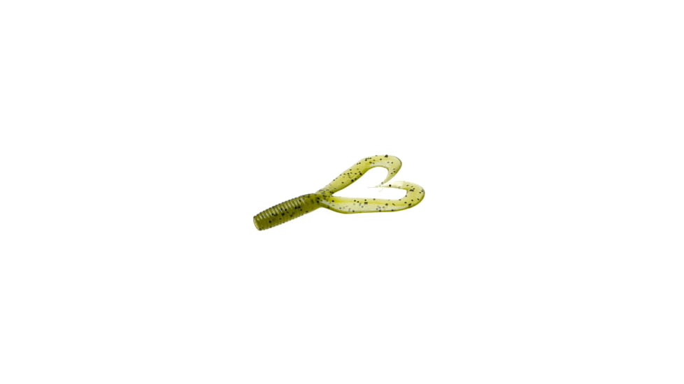 Zoom Creepy Crawler Tail Grub/Trailer, 16 Pack, 3in, Watermelon Seed, 020019X
