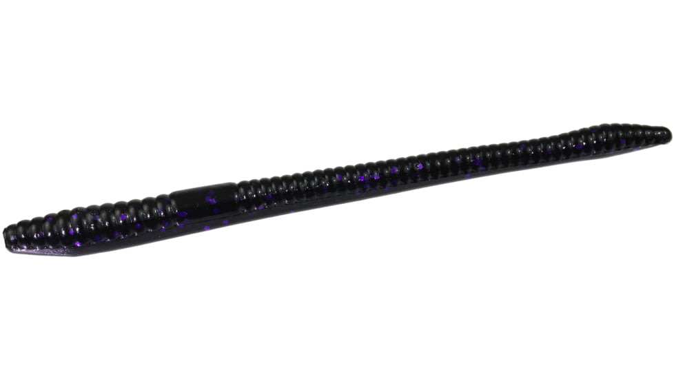 Zoom Finesse Worm, 20 Pack, 4.5in, Blackberry, 004229X