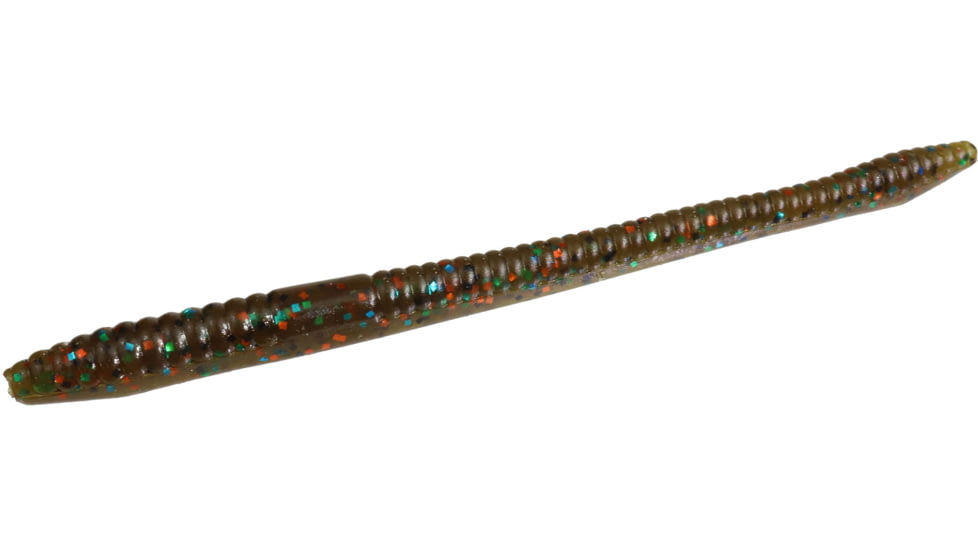Zoom Finesse Worm, 20 Pack, 4.5in, Bull Bream, 004435X