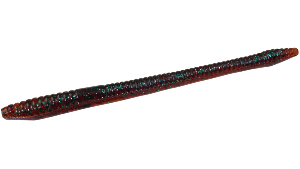 Zoom Finesse Worm, 20 Pack, 4.5in, Camo, 004154X