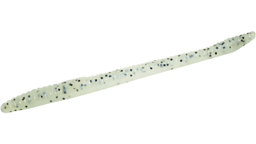 Zoom Finesse Worm, 20 Pack, 4.5in, Glimmer Blue, 004043X