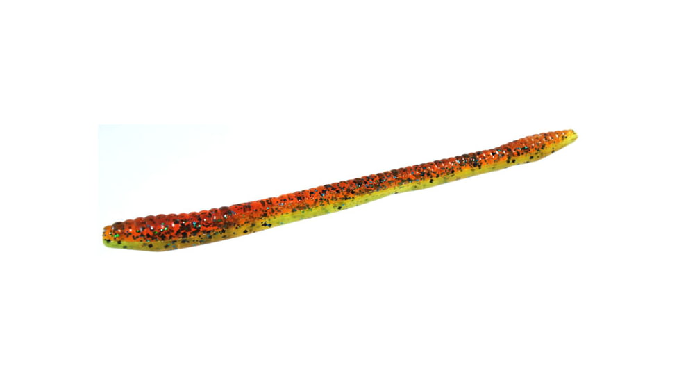 Zoom Finesse Worm, 20 Pack, 4.5in, Grasshopper, 004155X