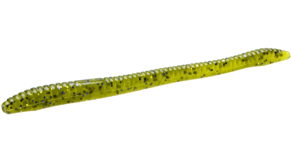 Zoom Finesse Worm, 20 Pack, 4.5in, Mardi Gras, 004259X