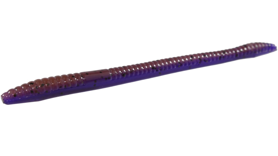 Zoom Finesse Worm, 20 Pack, 4.5in, PB &amp; J, 004225X