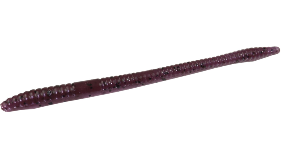 Zoom Finesse Worm, 20 Pack, 4.5in, Purple Pumpkin, 004432X