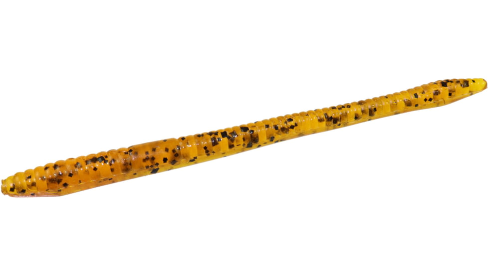 Zoom Finesse Worm, 20 Pack, 4.5in, Rootbeer, 004438X