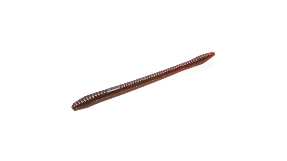 Zoom Finesse Worm, 20 Pack, 4.5in, Scuppernong Green, 004316X