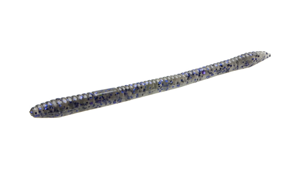 Zoom Finesse Worm, 20, 0.5in, Smoke-Purple, 004010-SP