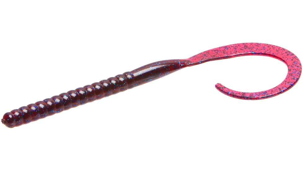 Zoom Mag Ol Monster Magnum Worm, 5 Pack, 12in, Plum, 118004