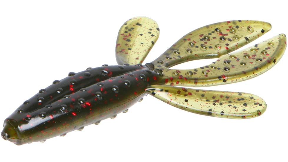 Zoom Z-Hog Jr Creature Bait, 10 Pack, 3.5in, California 420, 123308X