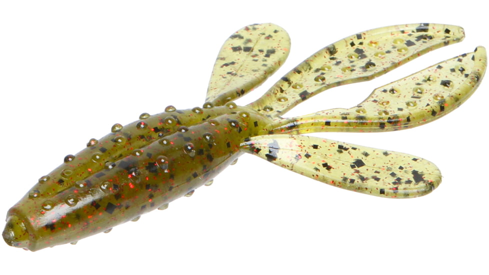 Zoom Z-Hog Jr Creature Bait, 10 Pack, 3.5in, Watermelon Red, 123054X