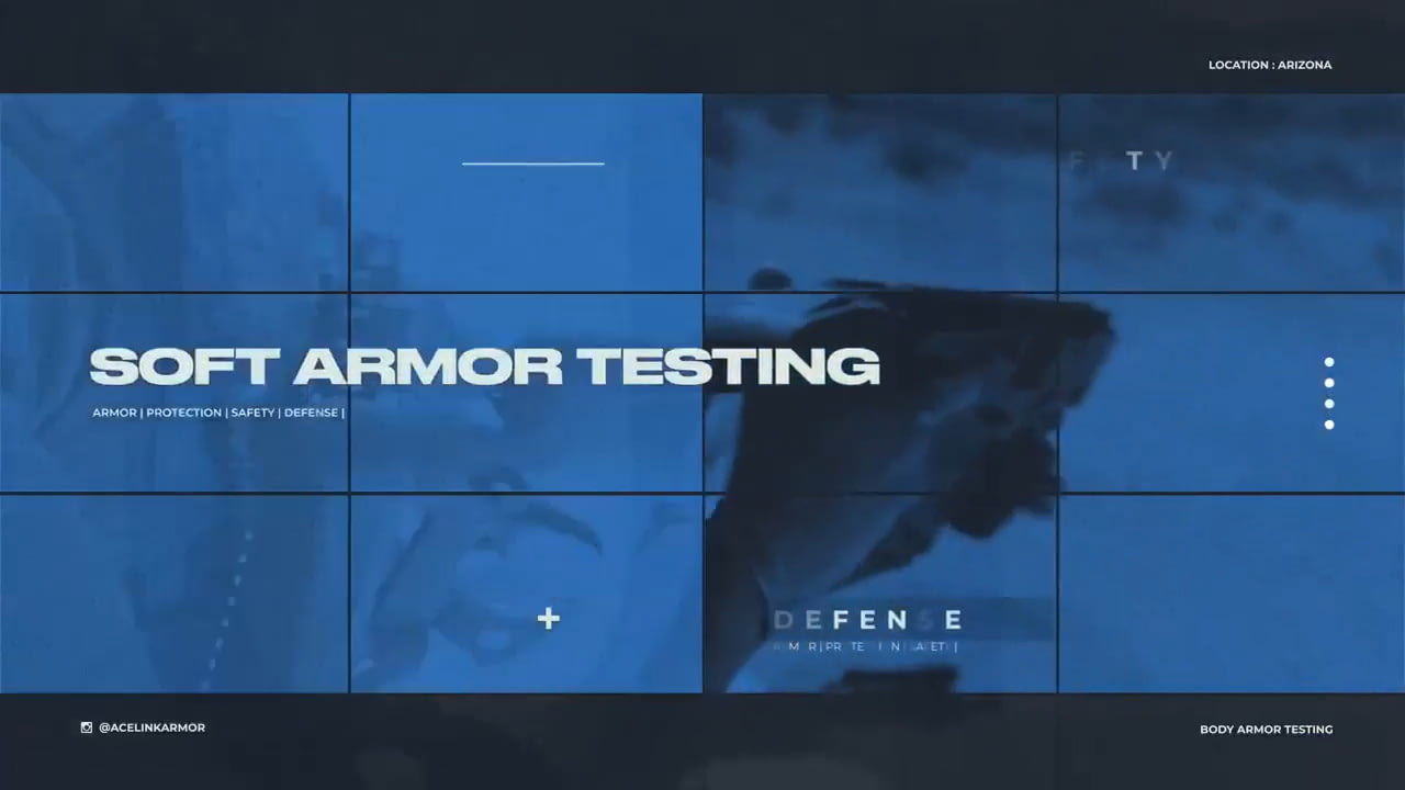 opplanet ace link armor level iiia soft armor panel test video