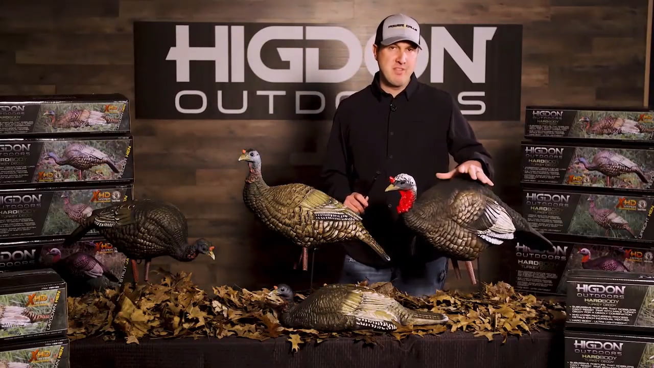 opplanet higdon outdoors 1 4 strut jake turkey decoy video