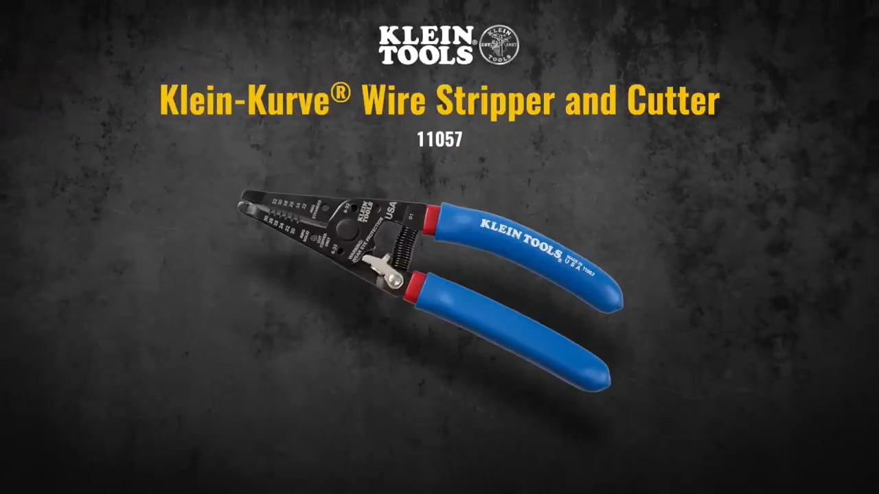opplanet klein tools klein kurve wire stripper and cutter 11057 video
