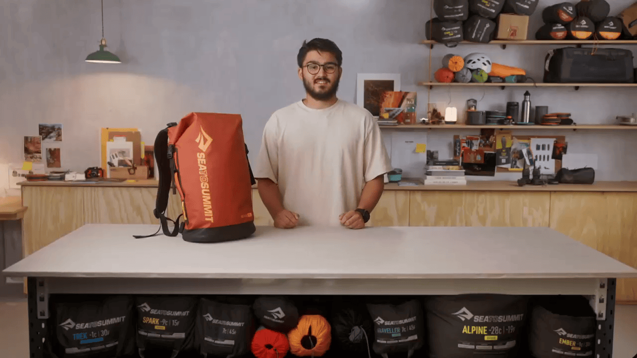 opplanet sea to summit big river 30l dry backpack video